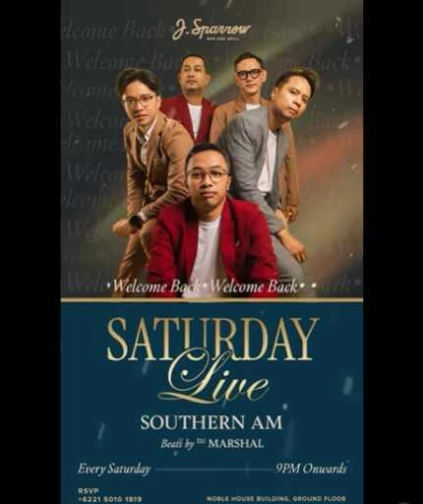 J SPARROW KUNINGAN JAKARTA - SATURDAY LIVE