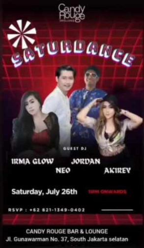 CANDY ROUNGE GUNAWARMAN JAKARTA - SATURDANCE