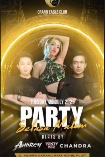 GRAND EAGLE CLUB PENJARINGAN JAKARTA - PARTY SELASA MALAM