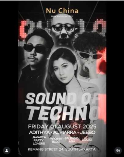 NU CHINA KEMANG JAKARTA - SOUND OF TECHNO