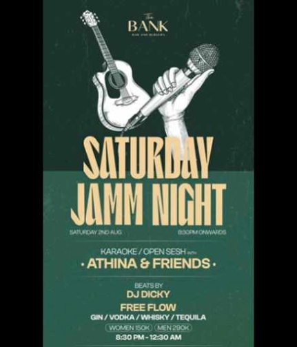 THE BANK KUNINGAN JAKARTA - SATURDAY JAMM NIGHT