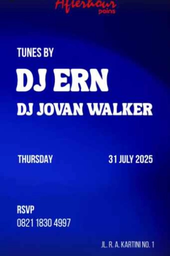 AFTERHOUR POINS JAKARTA - THURSDAY