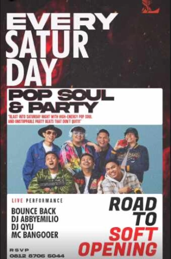 LUFRE BAR & LOUNGE SENOPATI JAKARTA - POP SOUL & PARTY