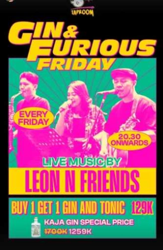 STARK TAPROOM SCBD JAKARTA - GIN & FURIOUS FRIDAY