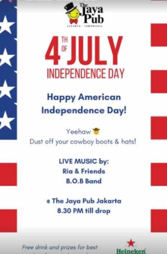 JAYA PUB MENTENG JAKARTA - INDEPENDENCE DAY