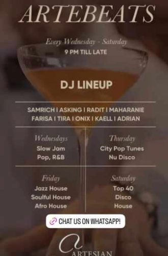 ARTESIAN SCBD JAKARTA - ARTEBEATS