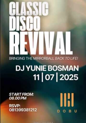 DOBU KUNINGAN JAKARTA - CLASSIC DISCO REVIVAL