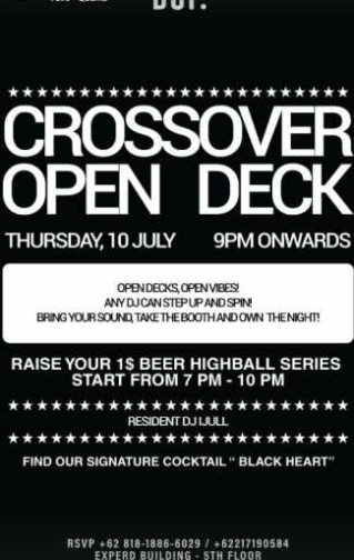 BOF KEMANG JAKARTA - CROSSOVER OPEN DECK