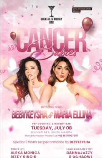 007 COCKTAIL & WHISKY BAR SENOPATI JAKARTA - CANCER BABIES