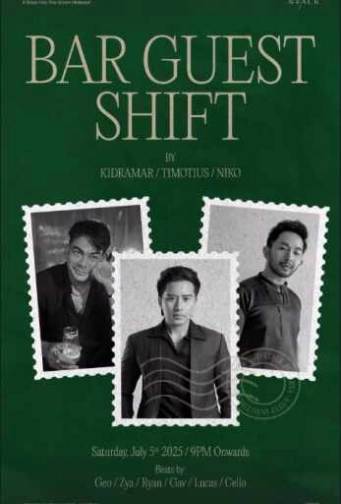 STALK SCBD JAKARTA - BAR GUEST SHIFT