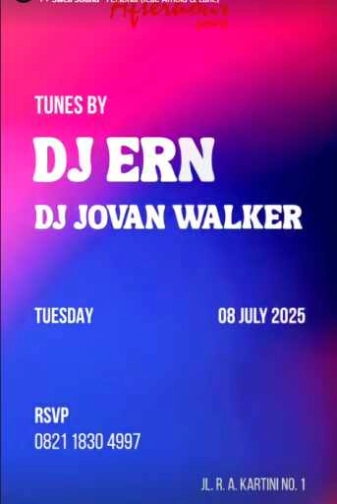 AFTERHOUR POINS JAKARTA - TUESDAY