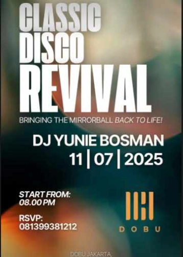 DOBU KUNINGAN JAKARTA - CLASSIC DISCO REVIVAL