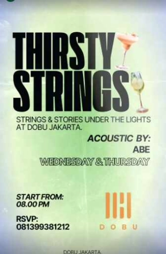 DOBU KUNINGAN JAKARTA - THIRSTY THURSDAY