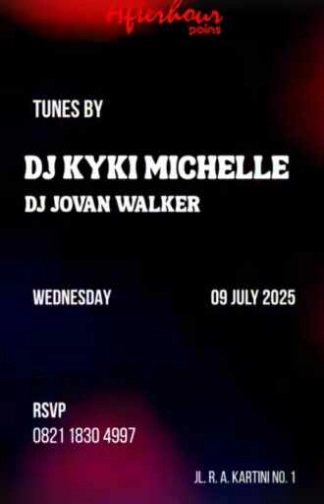 AFTERHOUR POINS JAKARTA - WEDNESDAY