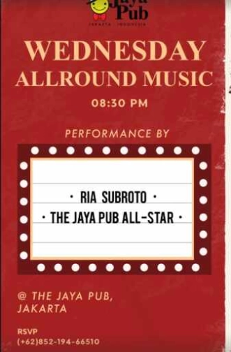 JAYA PUB MENTENG JAKARTA - WEDNESDAY