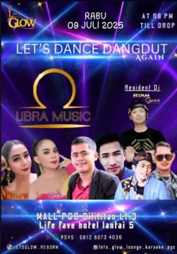LETS GLOW (PGC) KTV LOUNGE BAR JAKARTA - WEDNESDAY