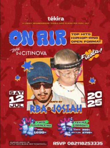 TEKIRA BLOK M JAKARTA - ON AIR