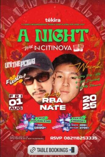 TEKIRA BLOK M JAKARTA - A NIGHT CITINOVA