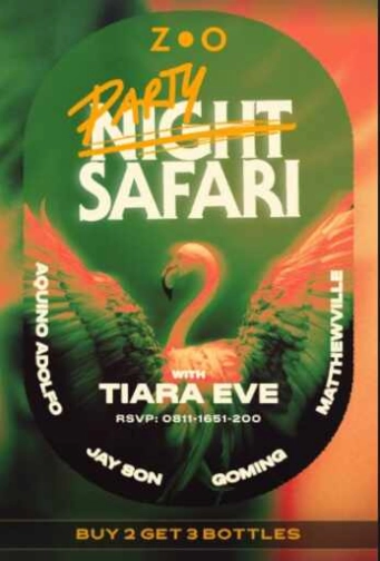 ZOO SCBD JAKARTA - SAFARI NIGHT PARTY