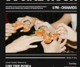 IZZY SOCIAL CLUB GUNAWARMAN JAKARTA  THE SUNSET SOCIAL HOUR