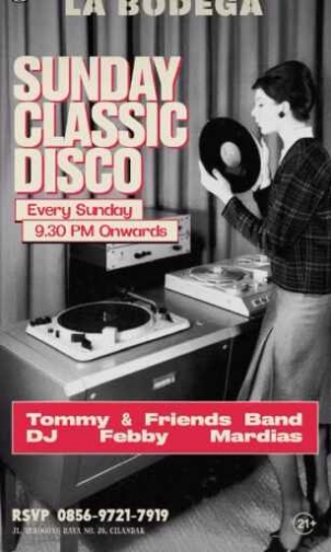 JAYA PUB MENTENG JAKARTA - SUNDAY CLASIC DISCO