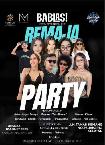 BABLAS KEMANG JAKARTA - REMAJA PARTY