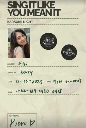 PUERO SENOPATI JAKARTA - SING IT LIKE YOU MEAN IT