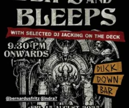 DUCK DOWN GUNAWARMAN JAKARTA  BLIPS AND BLEEPS
