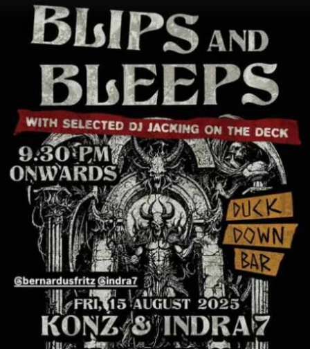 DUCK DOWN GUNAWARMAN JAKARTA - BLIPS AND BLEEPS