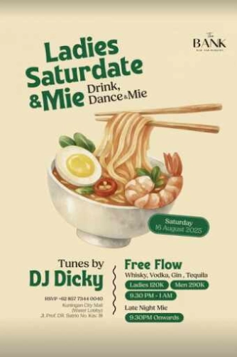 THE BANK KUNINGAN JAKARTA - LADIES SATURDATE