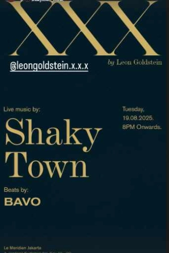 LEON GOLD STEIN SCBD JAKARTA - TUESDAY