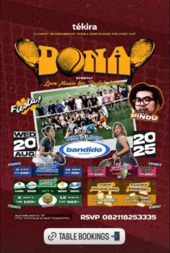 TEKIRA BLOK M JAKARTA - DONA