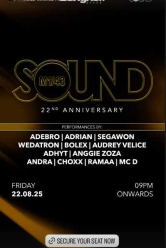 BENGKEL SCBD JAKARTA - SOUND 22nd ANNIVERSARY