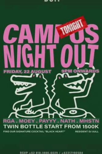 BOF KEMANG JAKARTA - CAMPUS NIGHT OUT