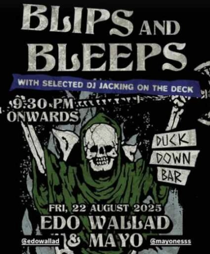 DUCK DOWN GUNAWARMAN JAKARTA - BLIPS AND BLEEPS