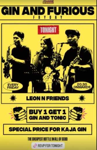 STARK TAPROOM SCBD JAKARTA - GIN AND FURIOUS