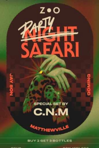 ZOO SCBD JAKARTA - SAFARI PARTY NIGHT