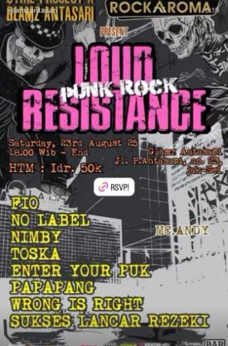 GLAMZ ANTASARI JAKARTA - LOUD PUNK ROCK RESISTANCE