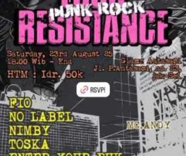 GLAMZ ANTASARI JAKARTA  LOUD PUNK ROCK RESISTANCE