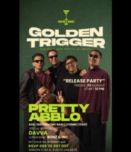 007 COCKTAIL & WHISKY BAR SENOPATI JAKARTA - GOLDEN TRIGGER