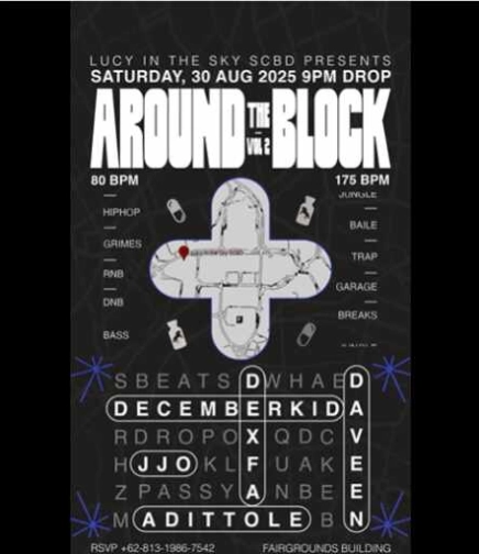 LUCY IN THE SKY SCBD JAKARTA - AROUND THE BLOCK