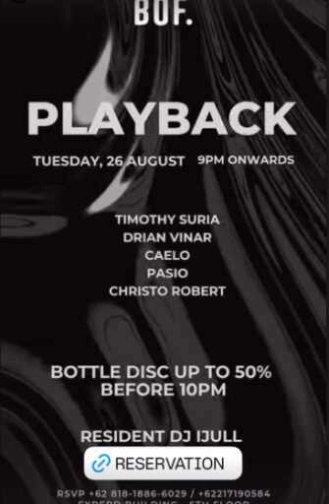 BOF KEMANG JAKARTA - PLAYBACK