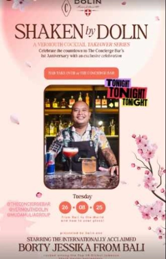 THE CONCIERGE BAR SCBD JAKARTA - SHAKEN BY DOLIN