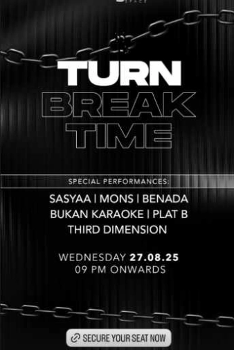 BENGKEL SCBD JAKARTA - TURN BREAK TIME