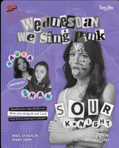 LUCY IN THE SKY SPARK SENAYAN JAKARTA - WEDNESDAY WE SING PINK