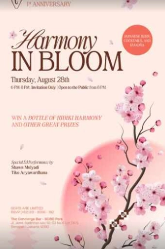 THE CONCIERGE BAR SCBD JAKARTA - HARMONY IN BLOOM