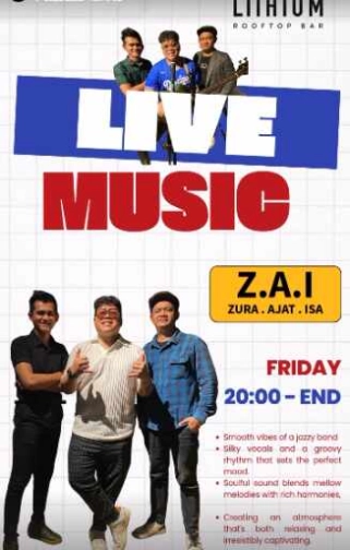 LITHIUM ROOFTOP JAKARTA - FRIDAY