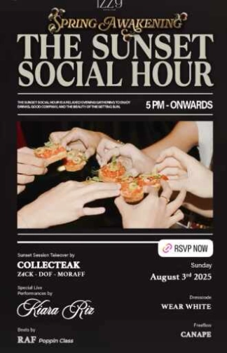 IZZY SOCIAL CLUB GUNAWARMAN JAKARTA - THE SUNSET SOCIAL HOUR