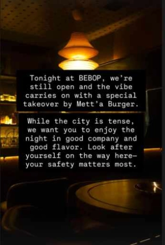 BEBOP JAKARTA - SATURDAY