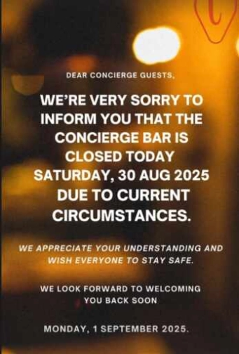 THE CONCIERGE BAR SCBD JAKARTA - SATURDAY